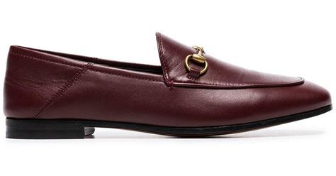 gucci brixton burgundy|Gucci brixton collapsible heel.